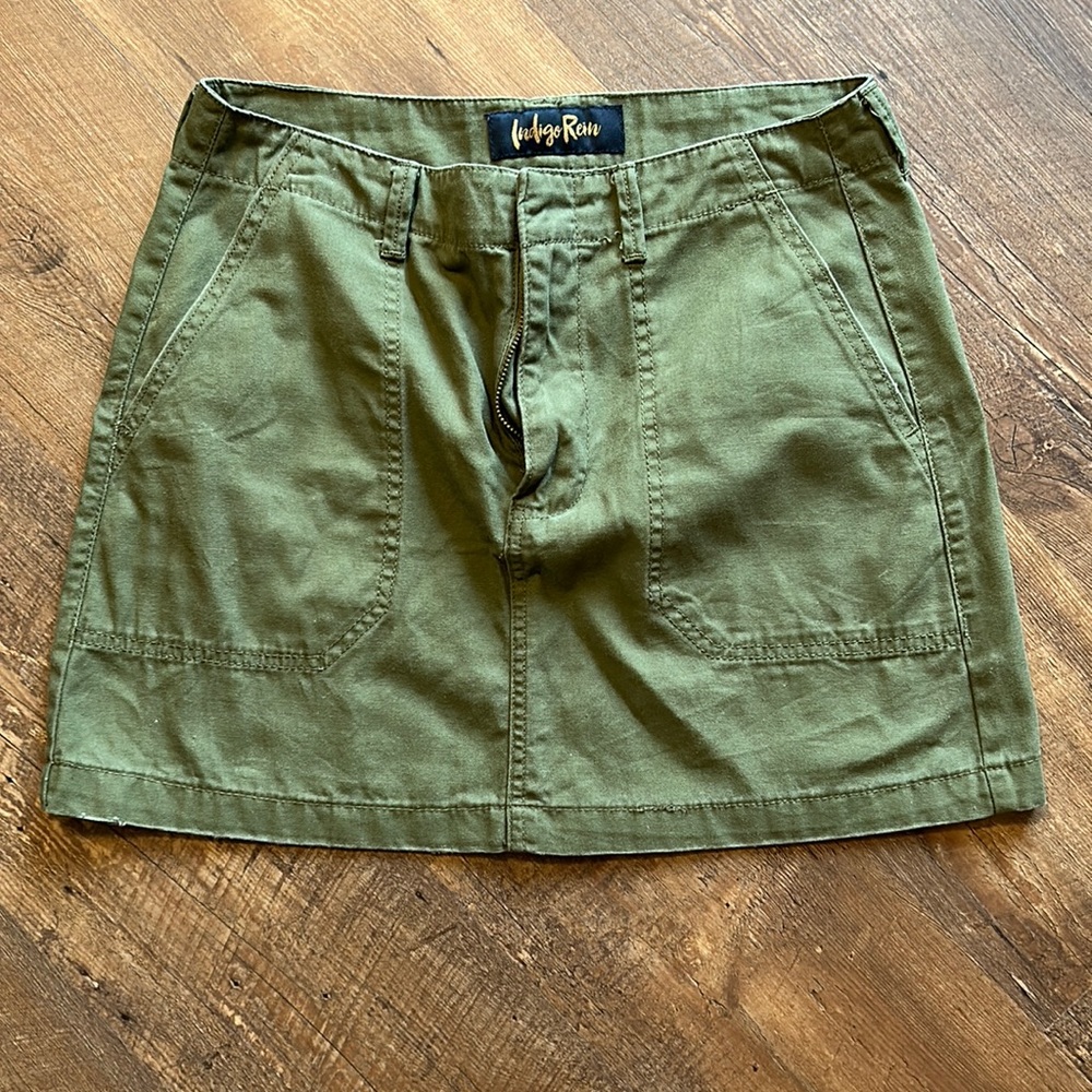 Indigo Rein Cargo Skirt